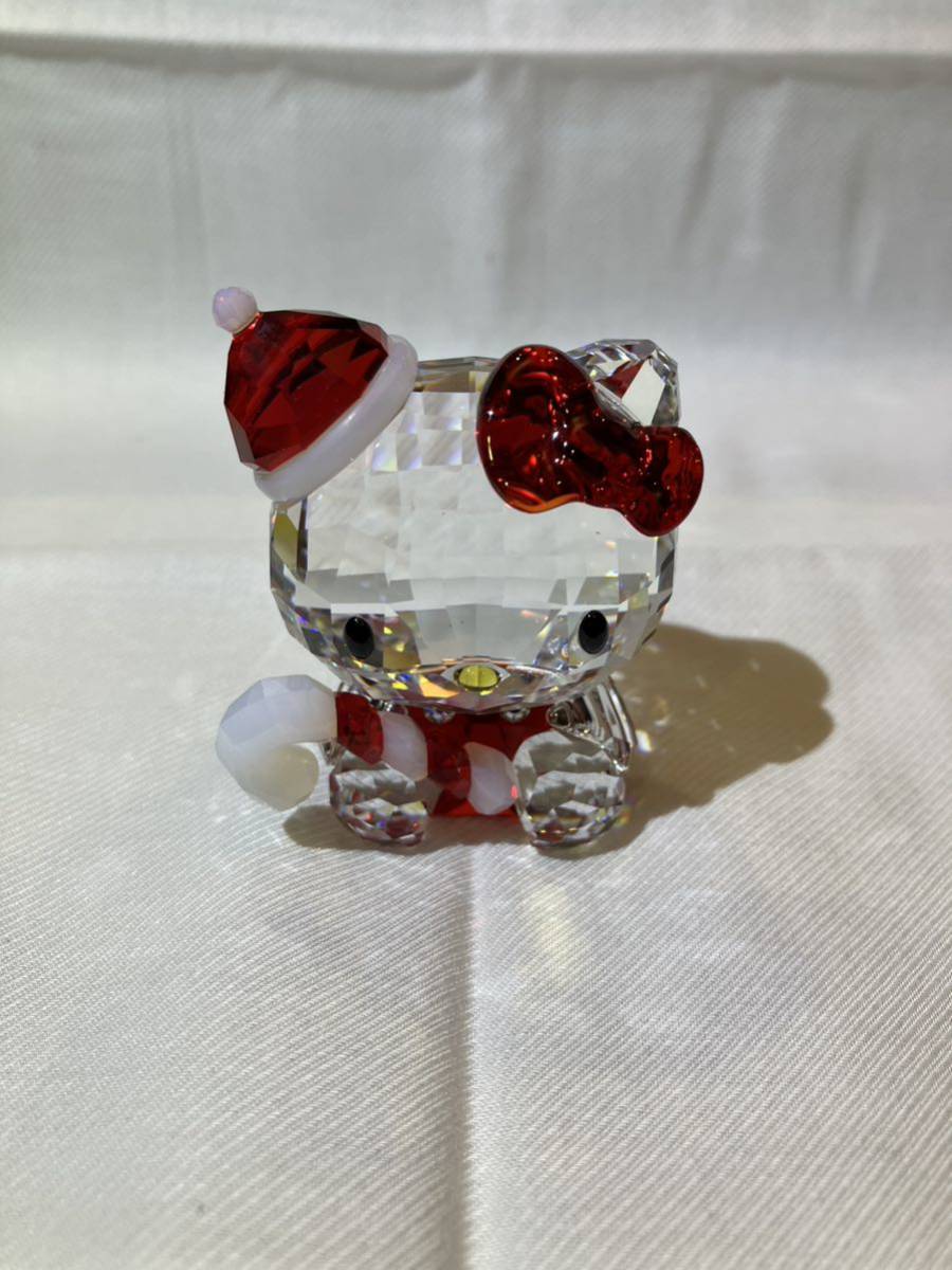 希少】SWAROVSKI スワロフスキー ハローキティ サンタ クリスタル