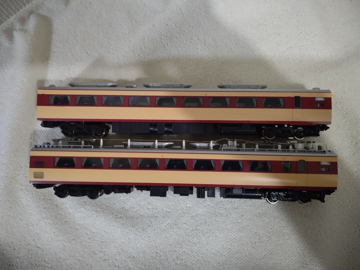 トミックス塗り替え 485系1000番台モハユニット ひたちカラー 485系