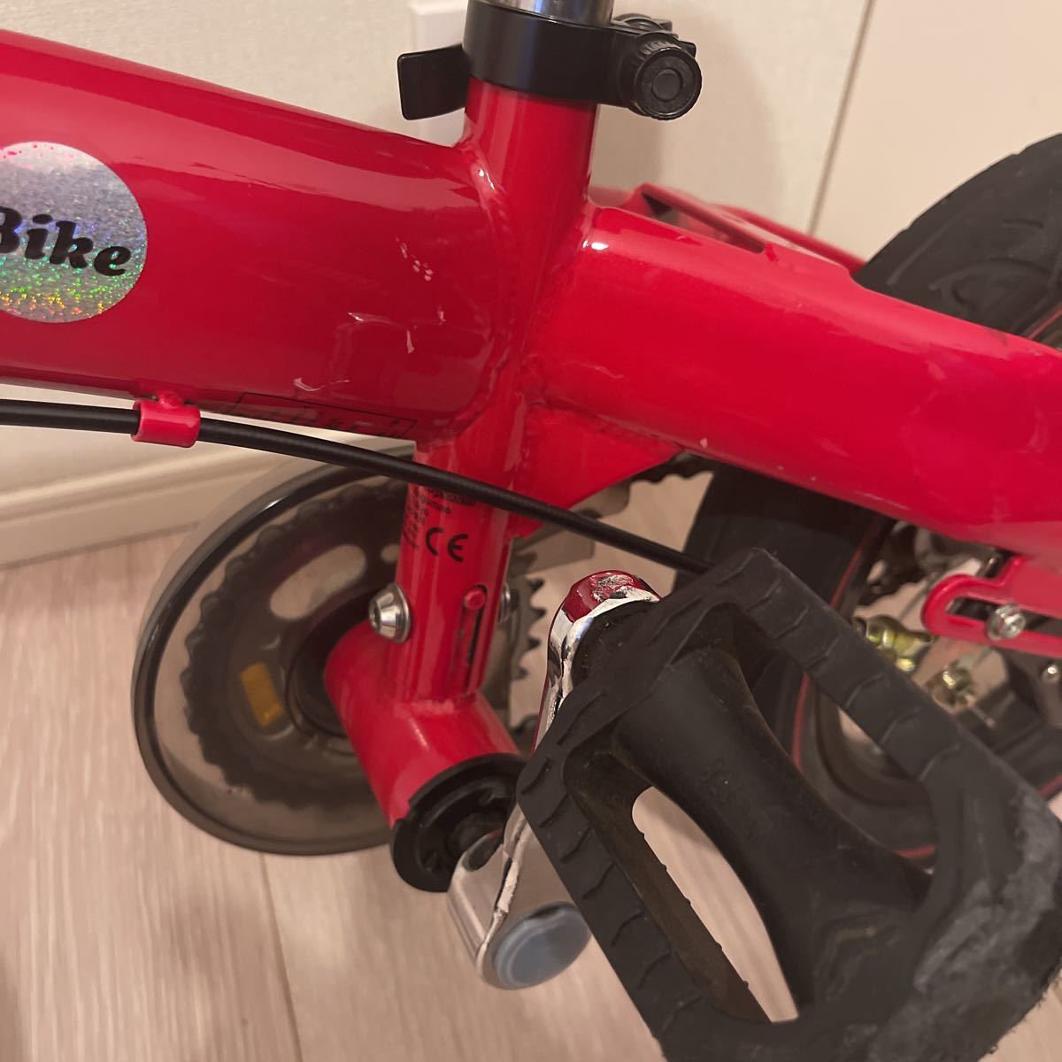 美品】へんしんバイク2 12インチ ペダル自転車 赤 言い尽くせ 