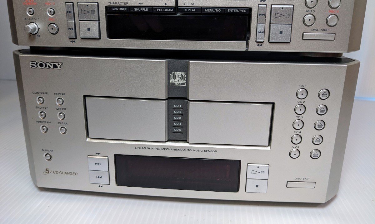 ジャンク品 SONY ST-MS919 TA-MS919 MDS-MS919 CDP-MS919 MD/CD