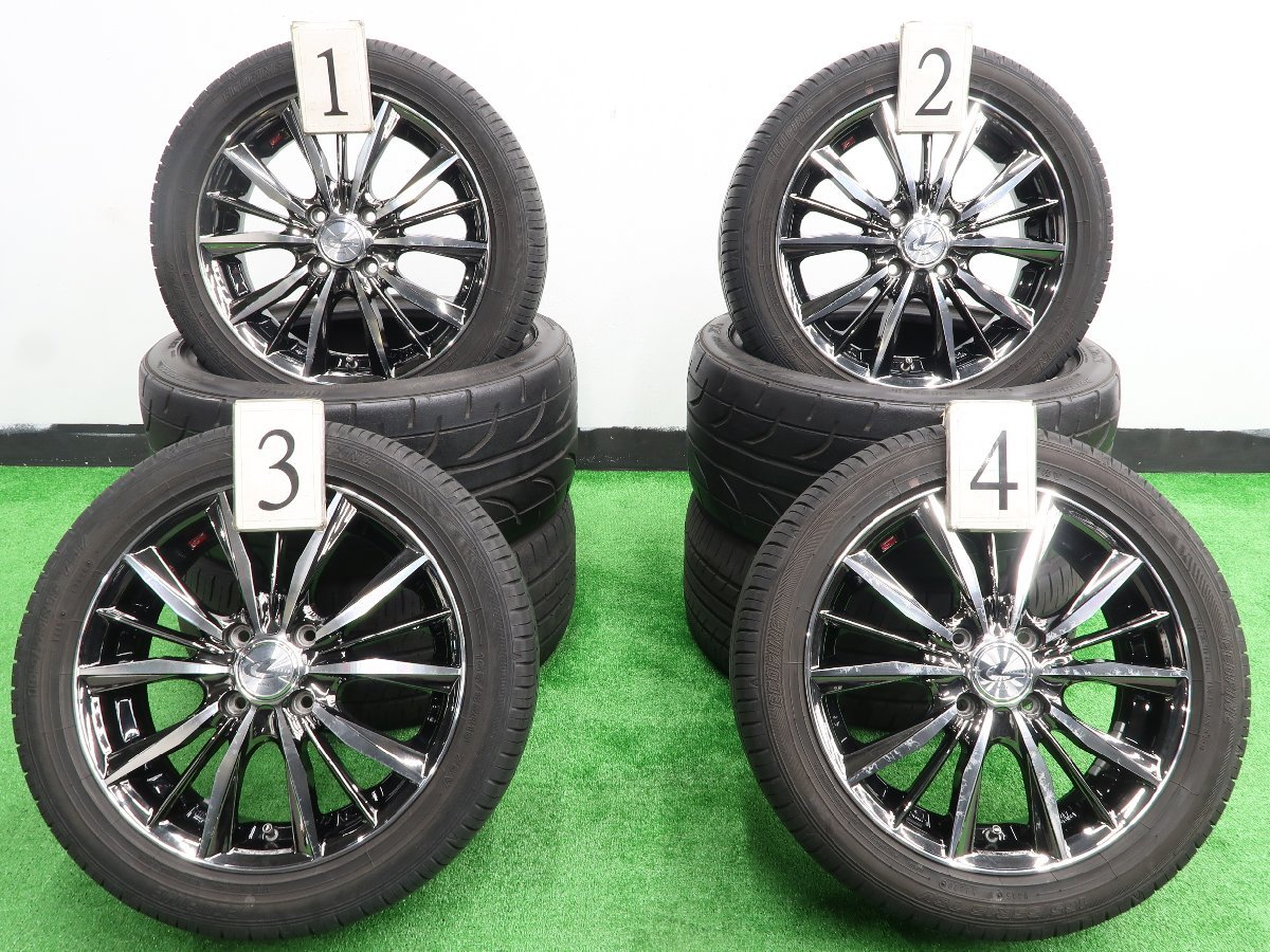 4本 weds レオニス 15インチ ラジアル タイヤ 2020年 165/55R15 N-BOX 