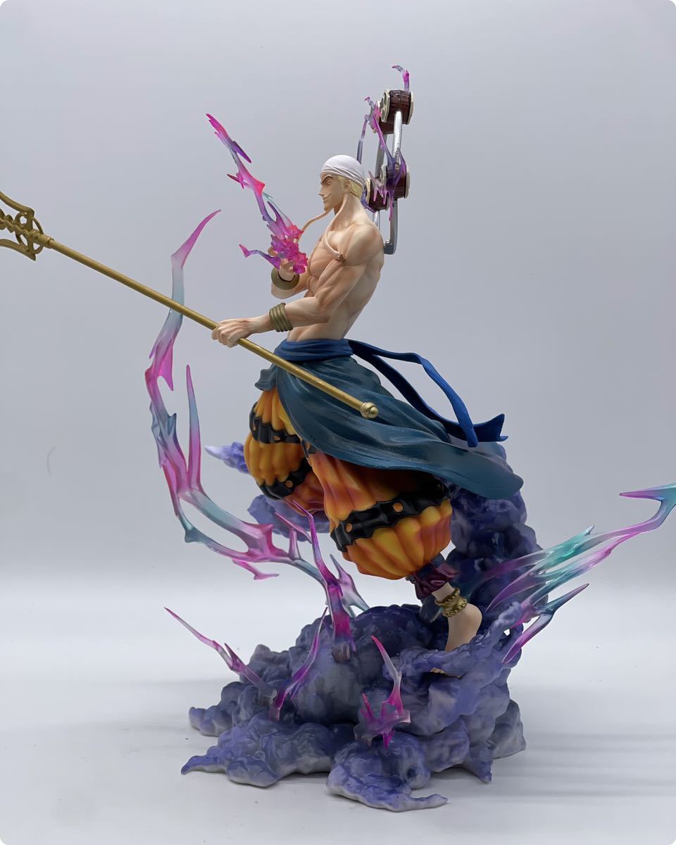 ワンピース 神 エネル ひきとら 塗装済みフィギュア 海外版 箱付き