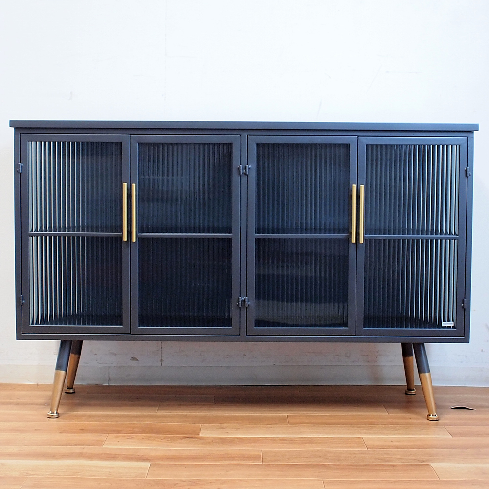 モデルルーム展示品 カレ/KARE ラゴメラ/La Gomera サイドボード ガラス モダン キャビネット