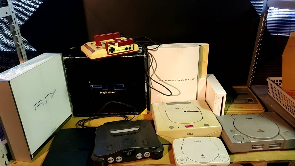 【一部通電・画面OK】レトロゲーム機 本体4台PS1 PS2 PS3 スーファミ 大量 ゲーム機 本体 PS3 PS2 PS PSX PSone NINTENDO64 セガサターン