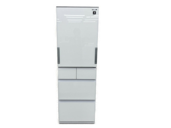 SHARP SJ-GW41F-W プラズマクラスター 412L 2020年製 冷蔵庫 家電 中古
