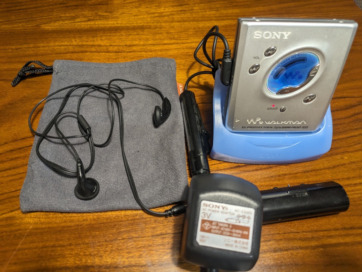 SONY MDウォークマン MZ-E505 動作品 付属品多数 SONY MDウォークマン