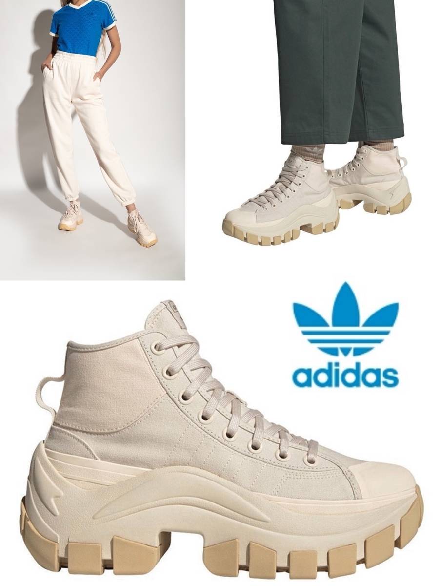 セール，新品 ADIDAS Adidas Nizza High ハイカット厚底ユニセックス GX9042 23.5CM(23.5cm)｜売買されたオークション情報、yahooの商品情報をアーカイブ公開 - オークファン 23.5cm