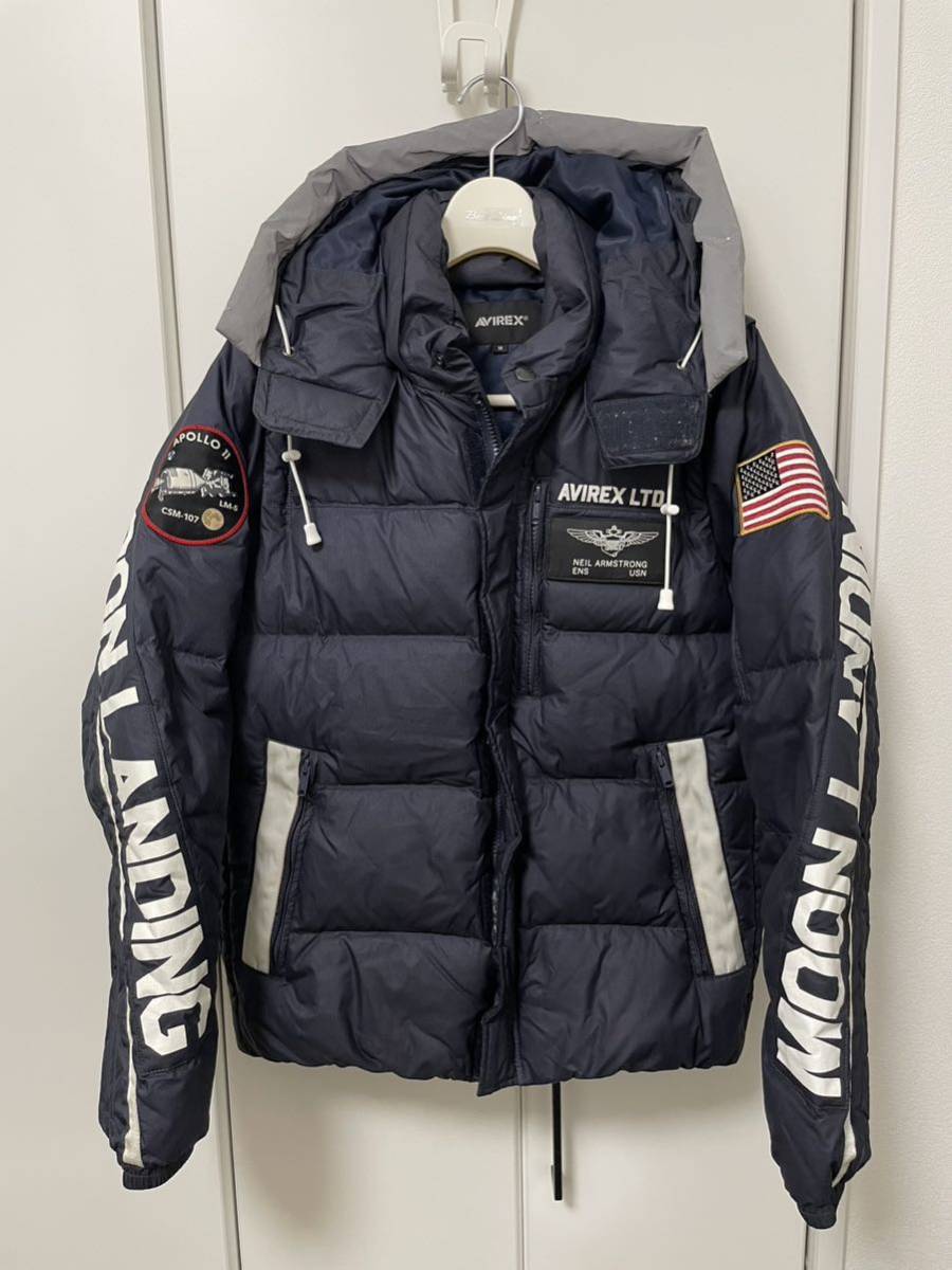 AVIREX Mサイズ ダウンジャケット 4WAY MA-1