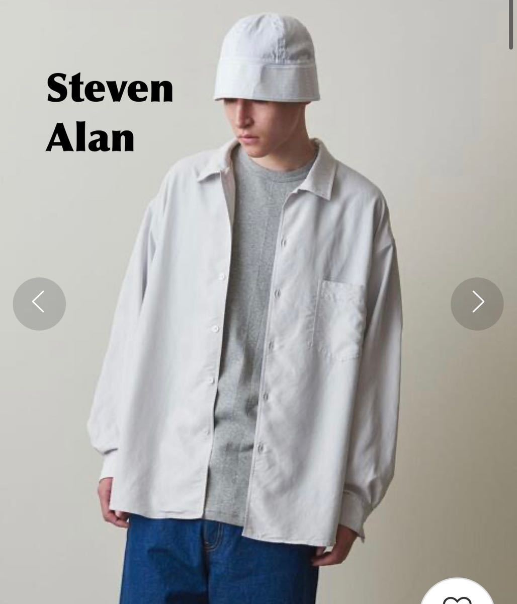 爆買い，人気SALE スティーブンアラン 長袖 トップス シャツ ボタン DRAPE TRIPLE-STICH CAMP COLLAR SHIRT/シャツ コーチジャケット オープンカラー(Sサイズ)｜売買されたオークション情報、yahooの商品情報をアーカイブ 長袖シャツ一般