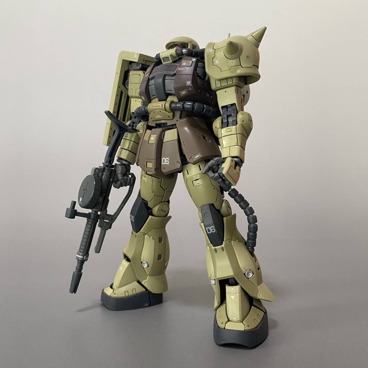 1/144 RG ザク・マインレイヤー 全塗装 完成品】ガンダム MSV ガンプラ