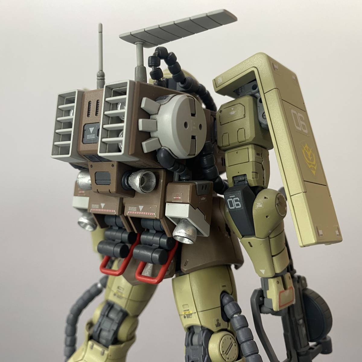 1/144 RG ザク・マインレイヤー 全塗装 完成品】ガンダム MSV ガンプラ