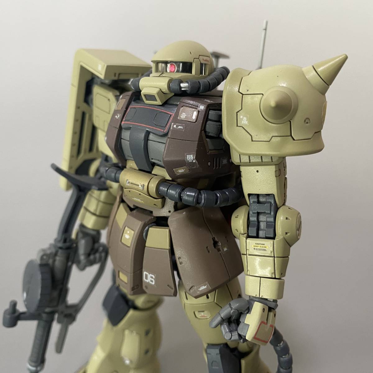 1/144 RG ザク・マインレイヤー 全塗装 完成品】ガンダム MSV ガンプラ