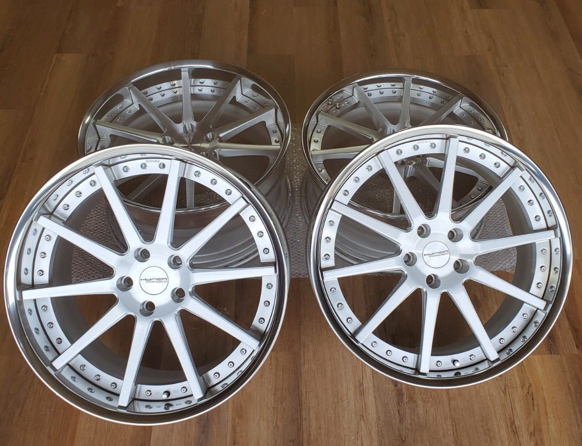 【希少】ハイパーフォージド HF-C10 鍛造 PCD120 9.5J+27 11J+43 BMW レクサス