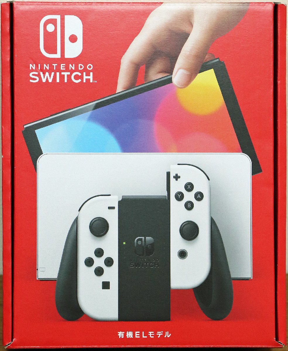  S 品 ゲーム機 NINTENDO SWITCH 有機ELモデル HEG-S-KAAAA Joy-ConL/R ホワイト Nintendo/任天堂 7インチ 本体メモリー64GB(ニンテンドースイッチ本体)｜売買されたオークション情報、yahooの商品情報をアーカ ニンテンドースイッチ本体