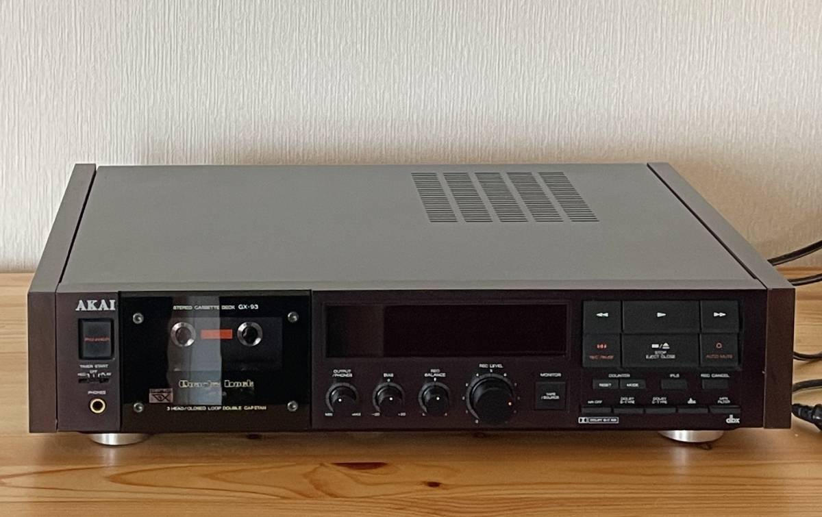 AKAI STEREO CASSETTE DECK model GX-7 カセットデッキ動作品 希少