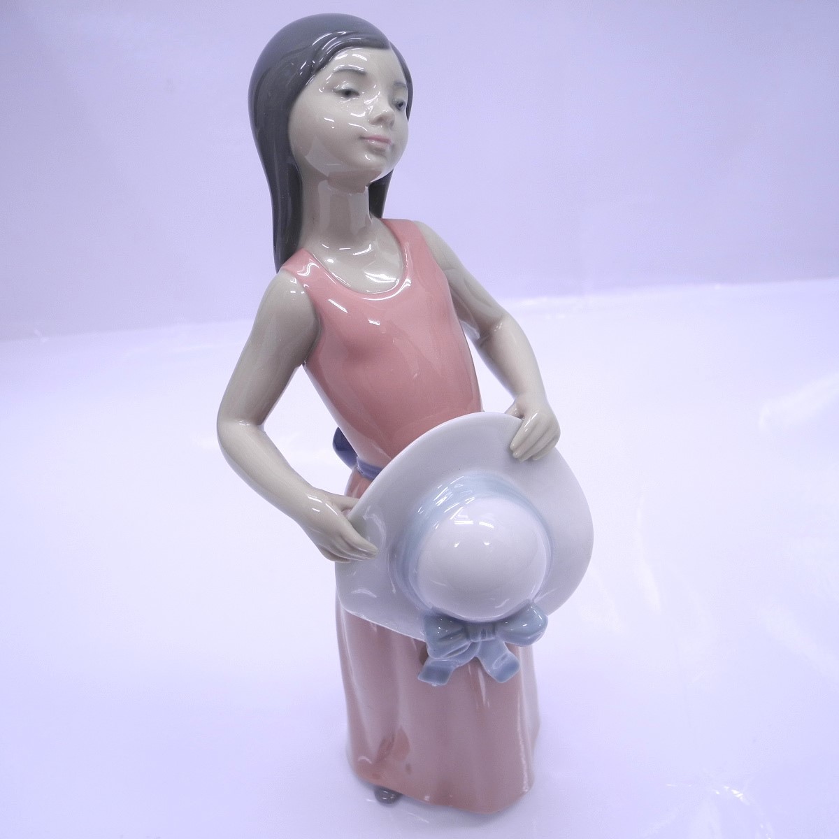 リヤドロ フィギュリン LLADRO 置物 陶器人形 少女 リアドロ dog