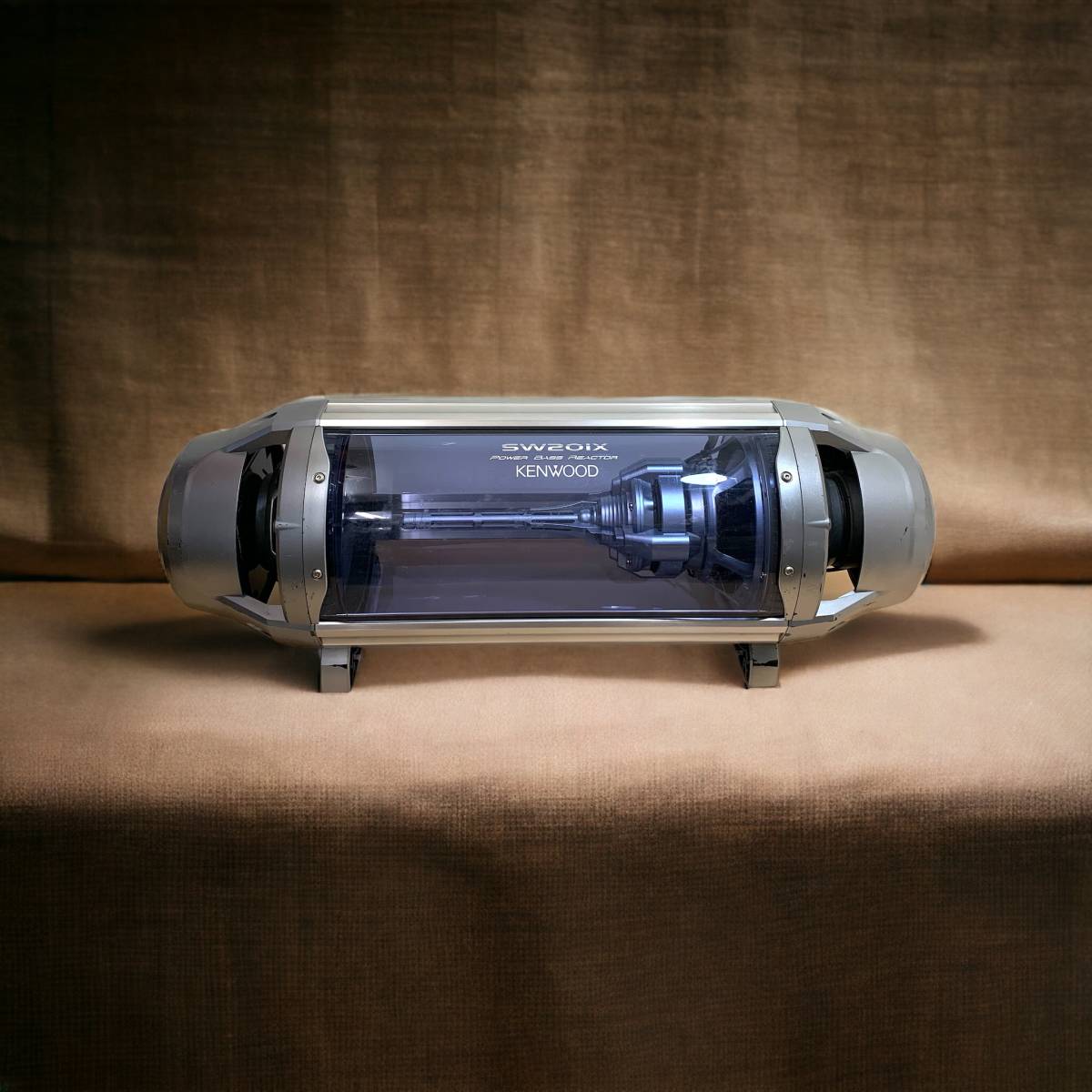 23C179_ジ5 KENWOOD ケンウッド SW201X チューンアップサブウーファー 車載用 最大出力240W カーオーディオ スピーカー 音響 ウーハー 