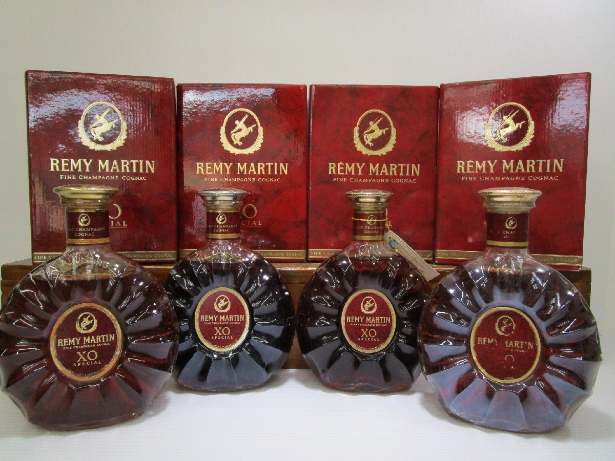 4本セット レミーマルタン XO スペシャル クリア 700ml 40% REMY MARTIN SPECIAL コニャック 未開栓 古酒 箱 1円スタート/10-11-10