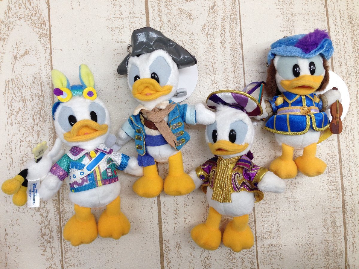 Disney ドナルドダック ぬいぐるみ まとめ売り　10体セット ◇ディズニー 《大量セット》ドナルドダックグッズ 10点 ぬいぐるみ