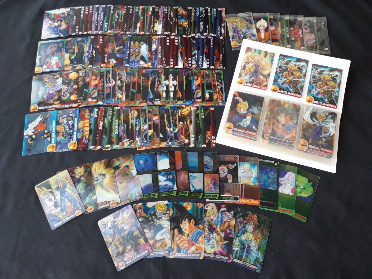 ドラゴンボール　森永　カード　色々まとめ売り 当時物 ドラゴンボール 森永 ウエハース カード 大量まとめセット 3D