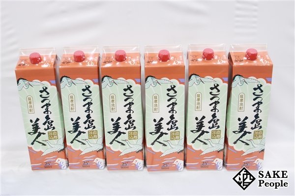 新作，格安 注目 芋焼酎6本セット さつま島美人 白麹仕込 紙パック 1800ml 25度 2023.03.06 長島研醸有限会社 鹿児島県 芋焼酎(芋焼酎)｜売買されたオークション情報、yahooの商品情報をアーカイブ公開 - オー 芋焼酎