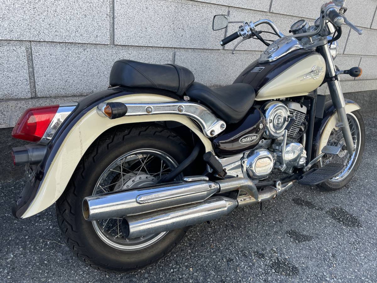 距離浅2850キロ デイリン デイスター125 DAELIM DAYSTER125