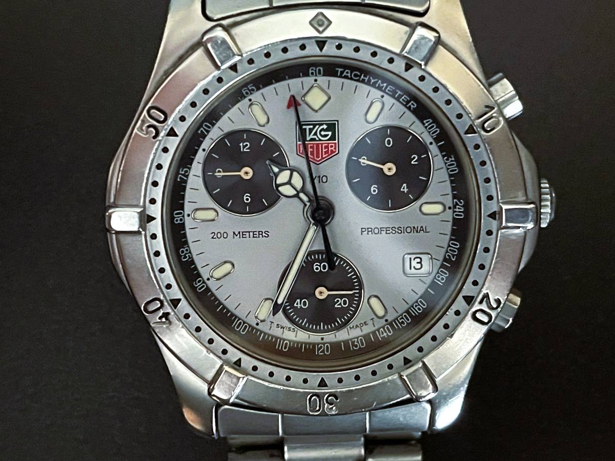 タグホイヤー TAG クォーツ 200m 1⁄10 中古品 ☆美品 タグホイヤー TAG