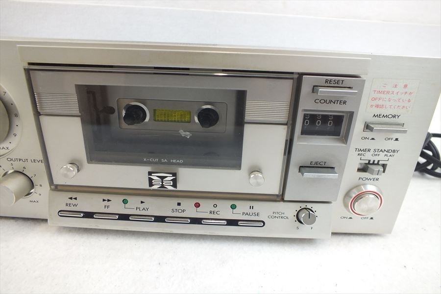☆ Victor ビクター KD-A6 カセットデッキ 音出し確認済 中古 現状品