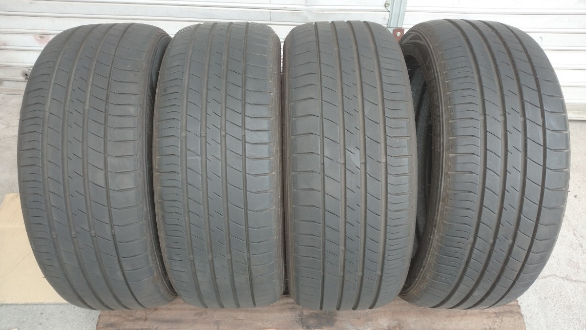 送料無料】激溝！ダンロップ ルマンⅤ 215/45R18 中古2本 送料無料】激溝！
