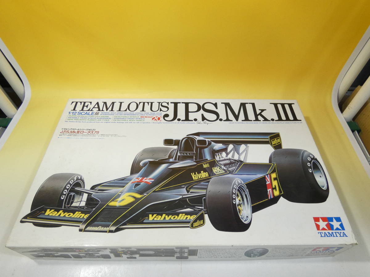 タミヤ 1/12 ロータス78 J.P.S Mk.Ⅲ 1⁄12 タミヤ 0 Mk. 開封のみ