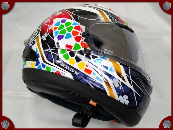 ○中古・美品○アライ RX-7X NAKAGAMI GP2 (中上貴晶レプリカモデル 