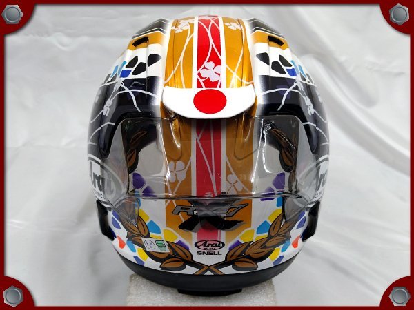 ○中古・美品○アライ RX-7X NAKAGAMI GP2 (中上貴晶レプリカモデル 