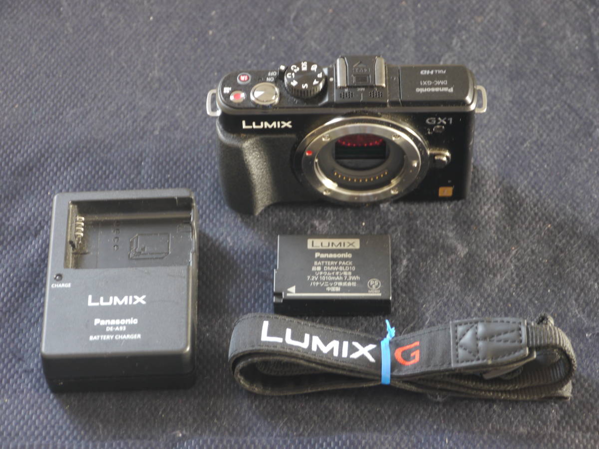 Panasonic　LUMIX　DMC-GX1-K　Esprit Black エスプリブラック　Body　ミラーレス一眼カメラ　ボディ　MADE IN JAPAN　動作確認済　現状品