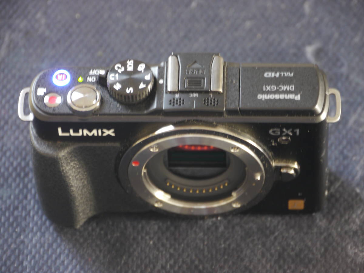 Panasonic　LUMIX　DMC-GX1-K　Esprit Black エスプリブラック　Body　ミラーレス一眼カメラ　ボディ　MADE IN JAPAN　動作確認済　現状品