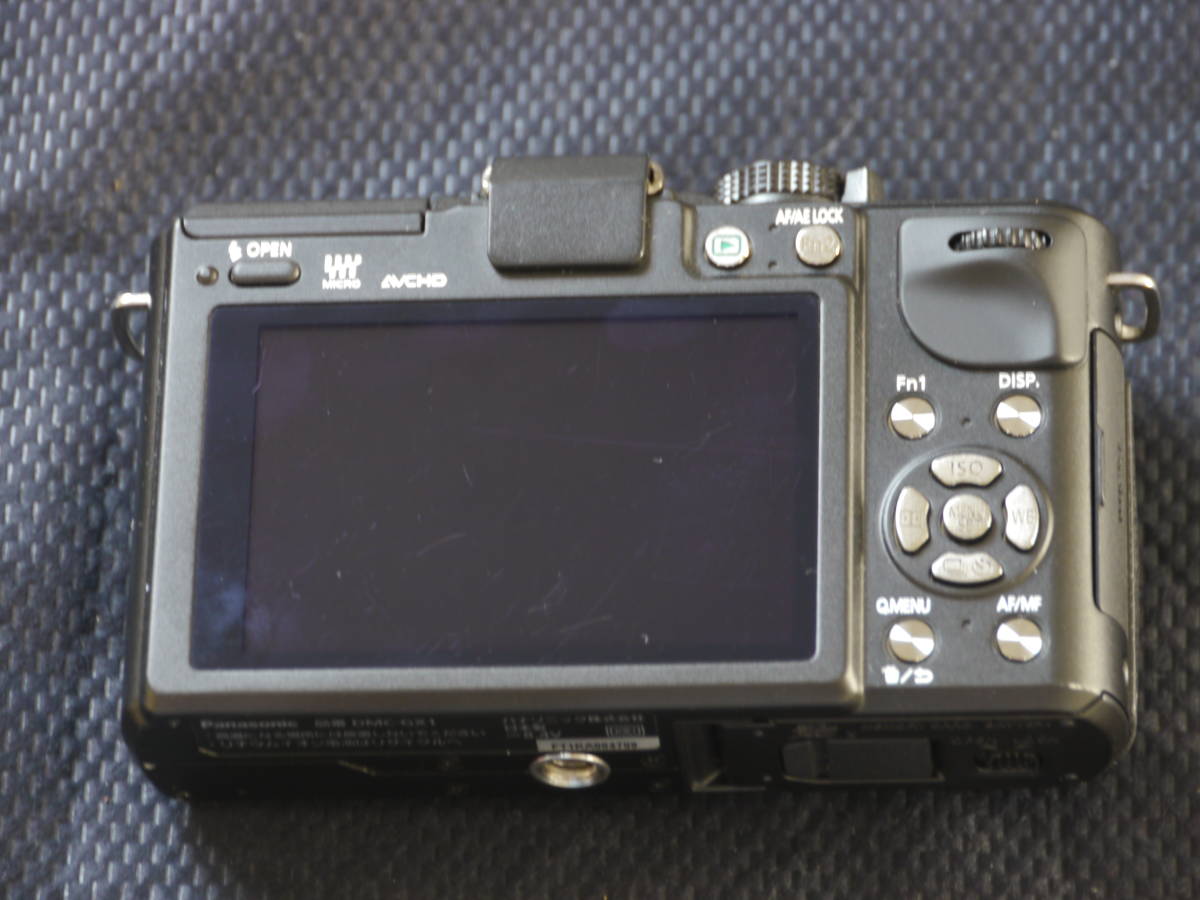 Panasonic　LUMIX　DMC-GX1-K　Esprit Black エスプリブラック　Body　ミラーレス一眼カメラ　ボディ　MADE IN JAPAN　動作確認済　現状品