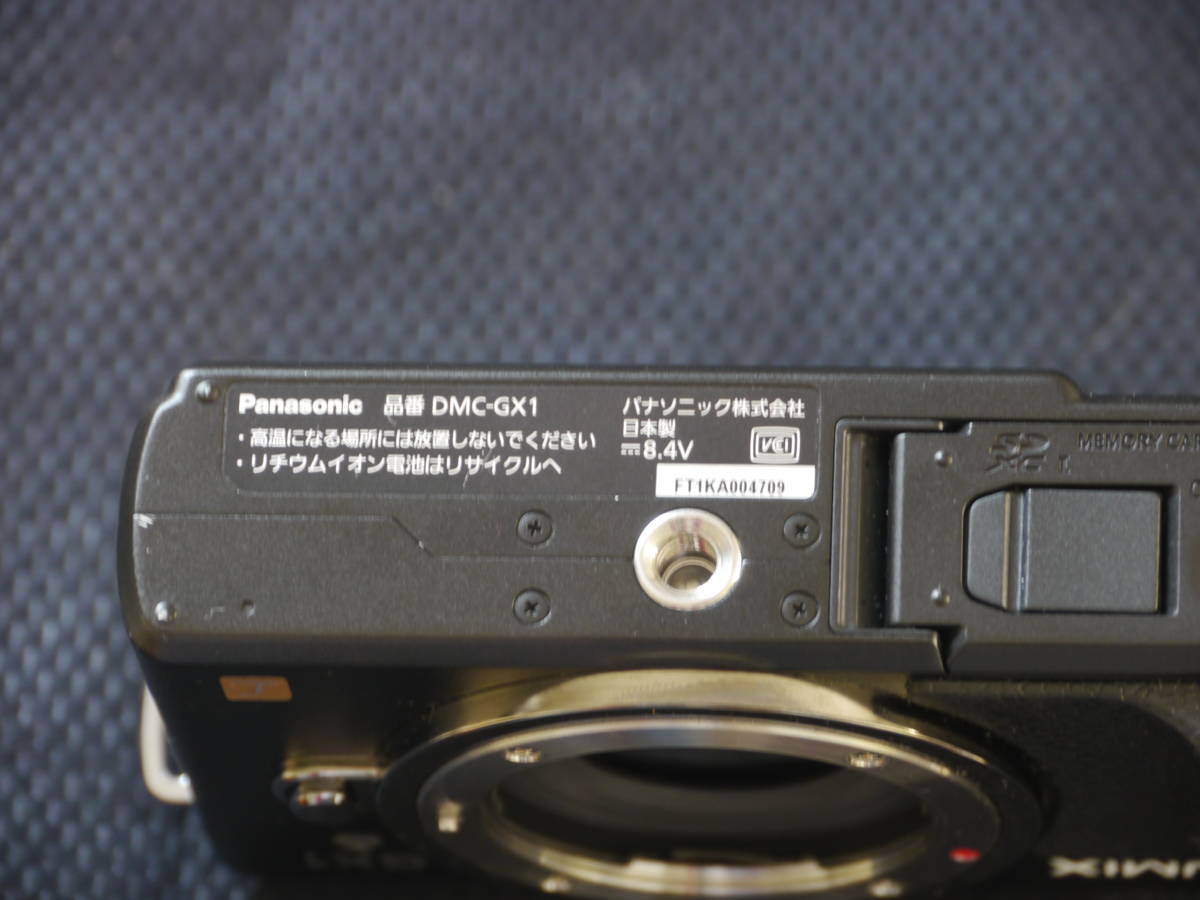 Panasonic　LUMIX　DMC-GX1-K　Esprit Black エスプリブラック　Body　ミラーレス一眼カメラ　ボディ　MADE IN JAPAN　動作確認済　現状品