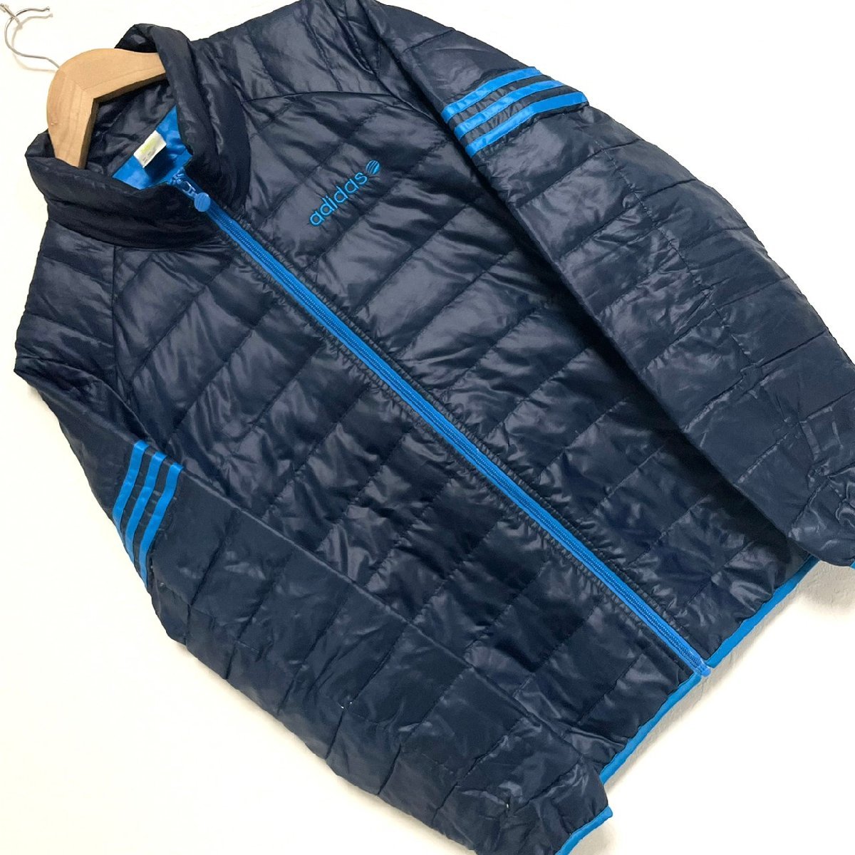w^)b adidas アディダス NEO LABEL ダウン ジャケット ネイビー 紺 
