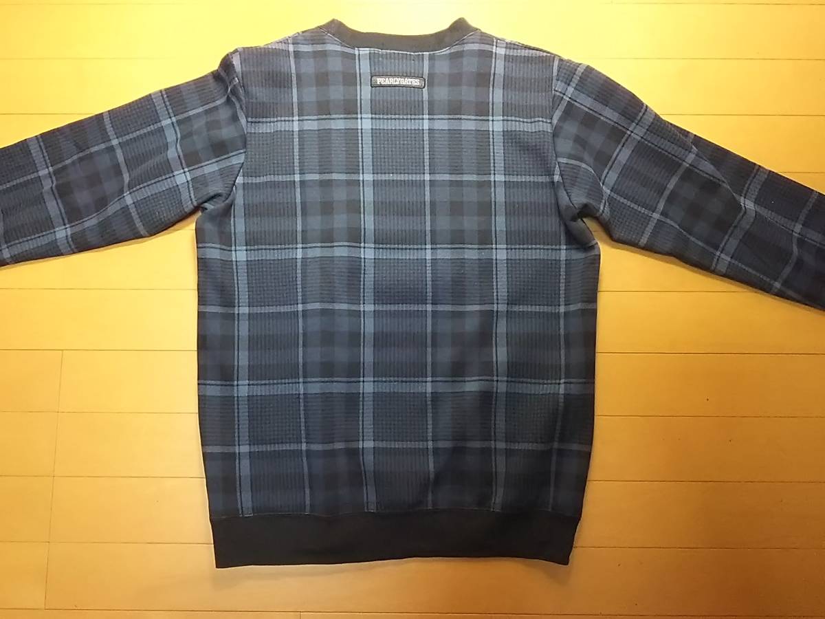 パーリーゲイツ チェック柄 トレーナー サイズ4 used 【公式通販】
