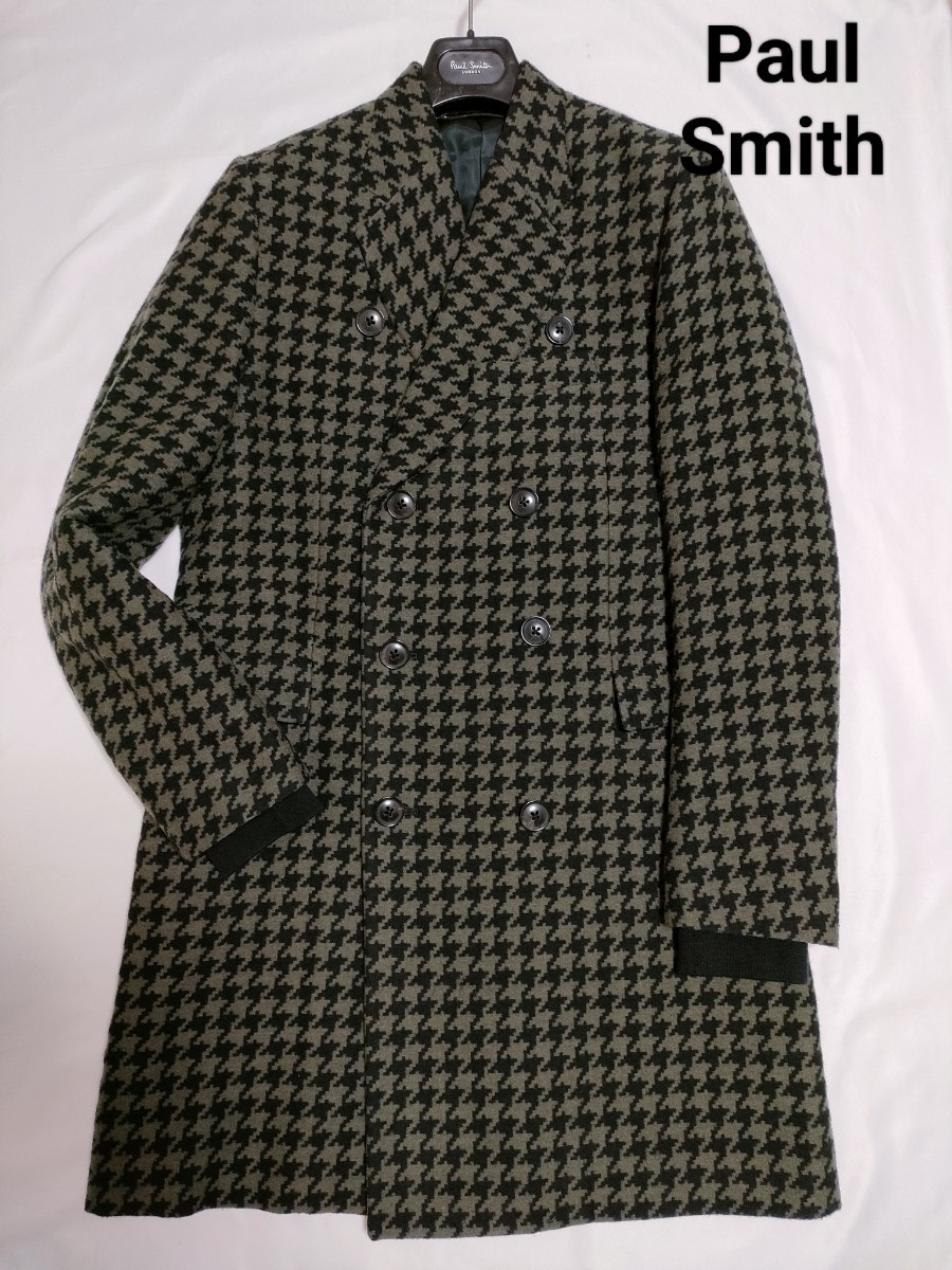 ポールスミス　コート　ハウンドトゥース　パリコレ　ランウェイ　Paul Smith