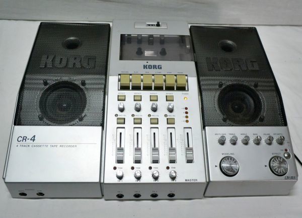 □◇□動作品 KORG CR-4 4 TRACK CASSETTE TAPE RECORDER マルチ