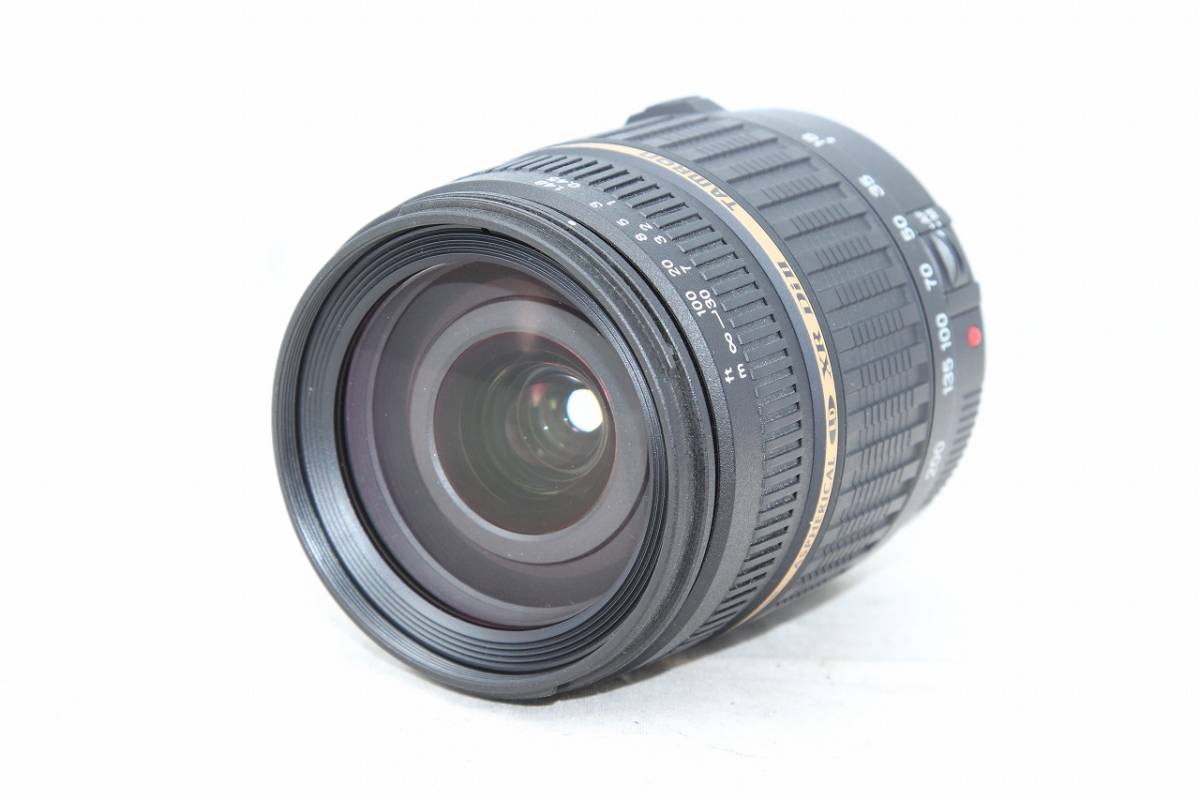 タムロン TAMRON AF 18-200mm F3.5-6.3 ASPHERICAL XR Di II IF LD MACRO A14 キャノン フード付♪
