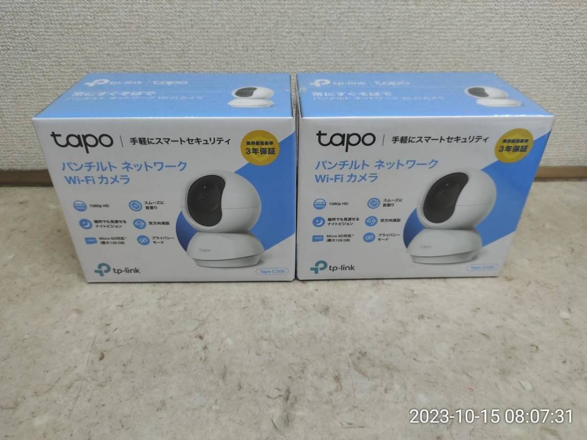  B807P3 品2個セット TP-LINK TAPO C200 ネットワークカメラ AMAZON ALEXA認定取得(防犯カメラ)｜売買されたオークション情報、yahooの商品情報をアーカイブ公開 - オークファン 防犯カメラ