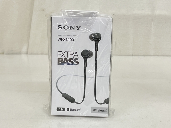  SONY ワイヤレスステレオイヤホン WI-XB400 EXTRA BASS ブラック T8116827(ソニー)｜売買されたオークション情報、yahooの商品情報をアーカイブ公開 - オークファン ソニー