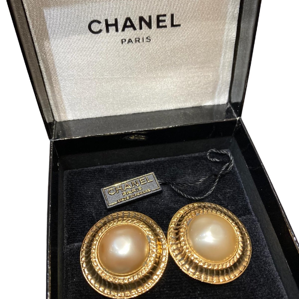 シャネル イヤリング フェイクパール CHANEL ラウンド GP CHANEL 