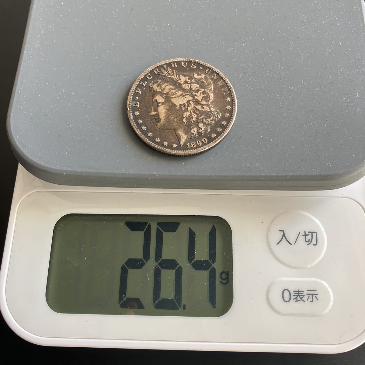 アメリカ 1ドル 銀貨 1890年 モルガンダラー 古銭☆17