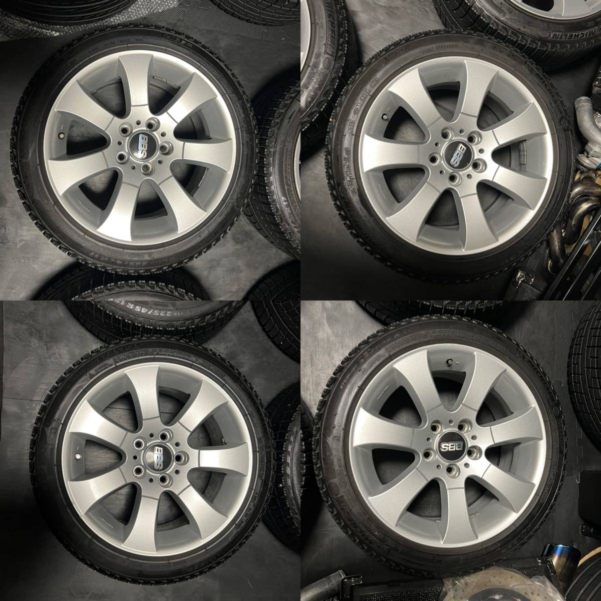 BMW 純正OP BBS RD346 17インチ 8J＋34 PCD120 5穴 MICHELIN X-ICE 