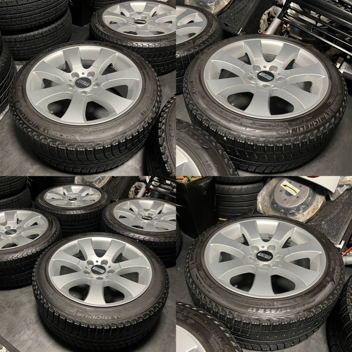 BMW 純正OP BBS RD346 17インチ 8J＋34 PCD120 5穴 MICHELIN X-ICE 