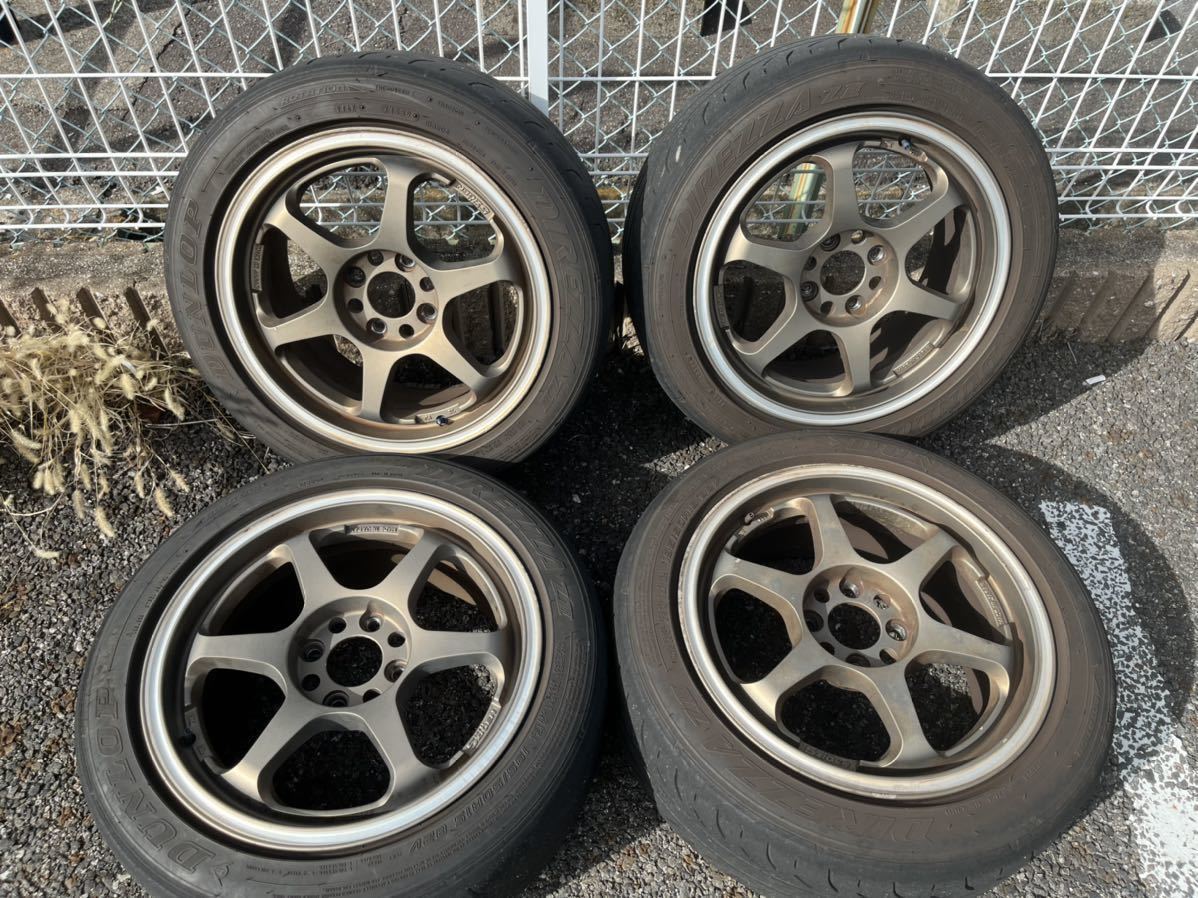 【手渡し】5zigen pro racer 15インチ 7j 42 4H pdc100