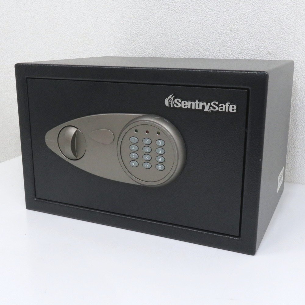 Sentry Safe セントリー セーフ X055 金庫 ブラック コンパクト テンキー B5 自宅 保管庫 セキュリティ 貴重品 YH11843 中古オフィス家具