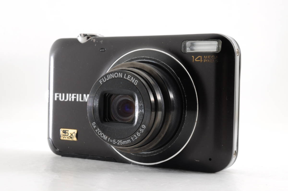 動作品 フジフィルム FUJIFILM FinePix JX280 ファインピックス ブラック 黒 コンパクトデジタルカメラ 管GG1434